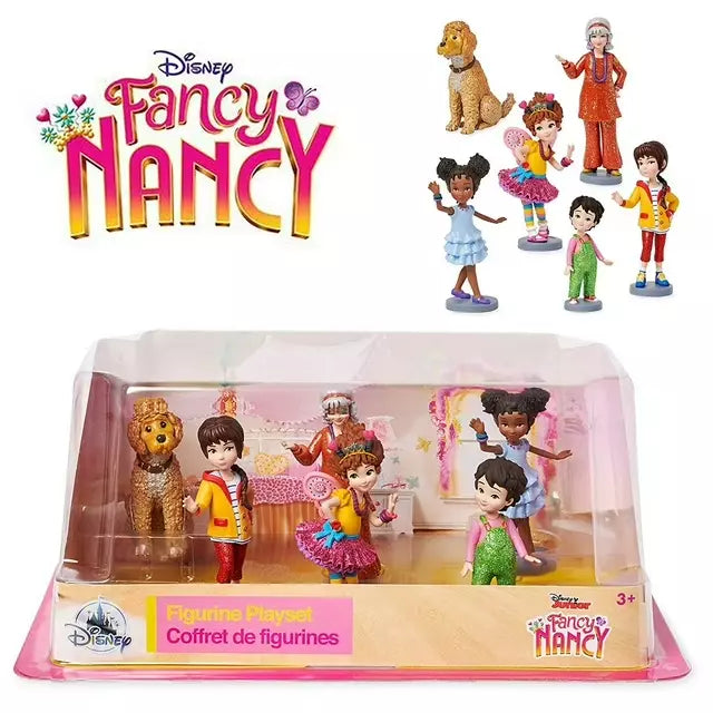 Disney Junior FANCY NANCY Figurine Playset New 6 Figurines