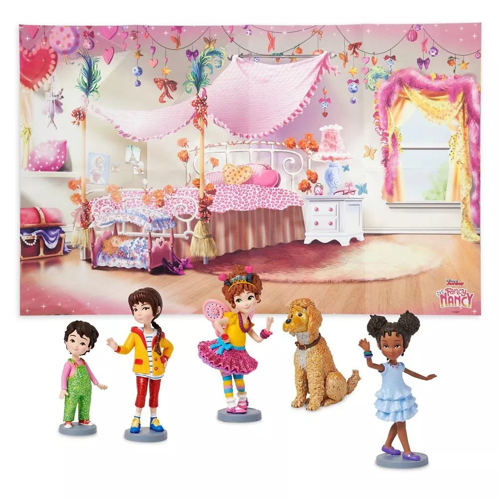 Disney Junior FANCY NANCY Figurine Playset New 6 Figurines